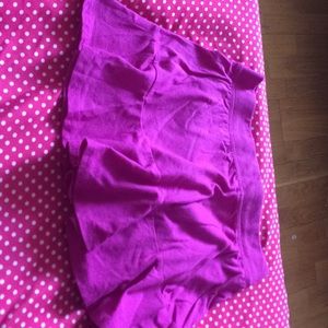 Purple skirt with shorts in it